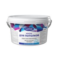 Узор Краска   3,0  кг д/потолка бел