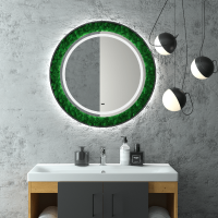 Зеркало Форест (Forest) d 800 (мох)