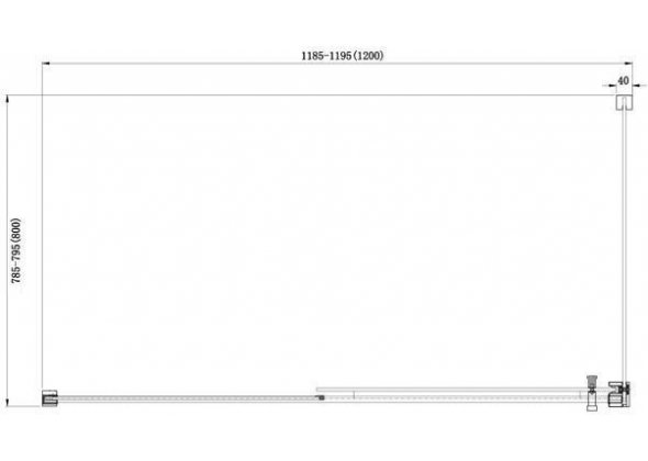 Душ угол DELTA 1200*800+поддонSTONE LITE+ножки+сифон+бок.панель