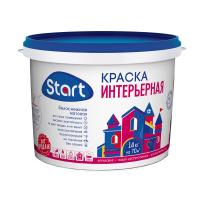 Старт Краска  1кг для стен/пот