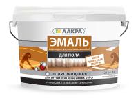 Эмаль акрил. д/пола желто-корич.2,4кг.Лакра / 0008100