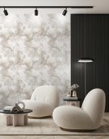 202008 ЕОбои Solo Disco Серый мрамор к E201908 Компактный винил на флизелине 1,06*10 РАСПРОДАЖА