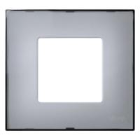 Симон 2700617-112 Рамка 1-пост Серая Прозрачная РАСПРОДАЖА