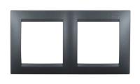 Симон 1500620-038 Рамка 2-пост ГРАФИТ РАСПРОДАЖА
