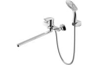 Смеситель одноручный RS45-32 (35мм)  универсальный с пов изливом 350мм, хром