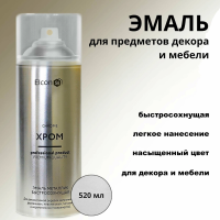 ЭЛКОН Эмаль для декора и мебели ELCON хром 520 мл аэрозоль
