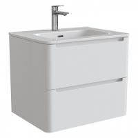 Подвесная тумба ЭДИФИС 60 (тум.подвесEDI60W0I95+рак0106000i28) белый