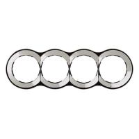 Симон 88640-33 Рамка 4-пост.Хром РАСПРОДАЖА