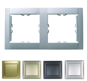 Симон 34620-36 Рамка 2-пост бронза РАСПРОДАЖА