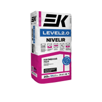 ЕК level 2.0 наливной пол 20кг быстротв. влагост (60шт/под) АКЦИЯ