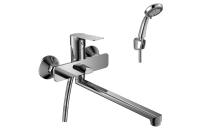 Смеситель одноручный RS27-33 (35мм)  для ванны с плоским изливом 350мм, хром