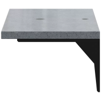 Столешница из лит.мрамора 805*35*450 ГРАНИТ СЕРЫЙ 900151+кроншт. п 900122+кроншт л.90123