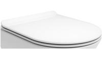 Сиденье PLAZA Modern для подвесного унитаза, белое глянц PLMR.seat.02\WHT