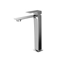 Высокий смеситель FIORETTO V2CR205LLKM для раковины без донного клапана, хром