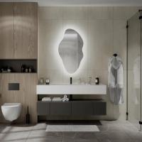 Зеркало "Phantom Led" 600*1100 с датчиком движения и хол. подсветкой реверсивное