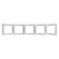 Симон 1500650-033 Рамка 5-пост.алюмин.