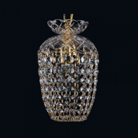 Светильник 7710/1/15 золото, 1х40 w, 10х31х22 см, Дисконт