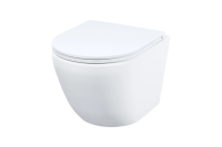 Унитаз подвес IDDIS Blanco BLARNSEi25 безободковый+сиденье