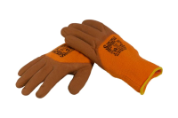 Перчатки акриловые утепл., со вспененным латексом / 24-2-104