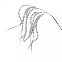 Ветка с глиттером, H82см, серебряный K20-375Sl