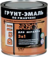 Грунт-эмаль ДАЛИ / DALI 3в1 ГЛЯНЦЕВАЯ Серый графит RAL 7024, 0,75 л / 232348