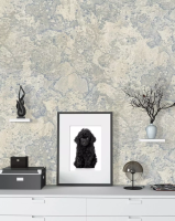 20627АК Обои/Wiganford/Crystal stone/Мотив мра.беж.с сереб./Комп.вин.на флиз.1,06*10,05РАСПРОДАЖА