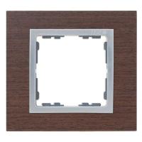 Симон 82917-65 Рамка 1-пост Венге-Алюминий РАСПРОДАЖА