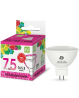 Лампа АСД светодиодная LED-JCDR-standard 7.5Вт 230В GU5.3 6500К 675Лм (2278)