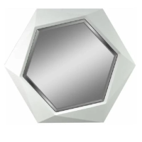 Зеркало Звезда белое 433х500