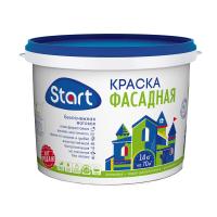 Старт Краска фасад 7кг бел