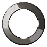 Симон 88610-35 Рамка 1-пост кругл.Воронен.сталь РАСПРОДАЖА