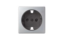 Симон 82041-33 Накладка Алюминий с Графитом РАСПРОДАЖА