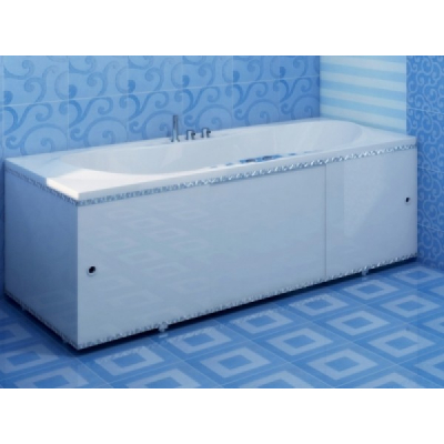 Экран д/ванны  ПРЕМИУМ А 1,7  алюмин. профиль белый 00001011 3 дверцы