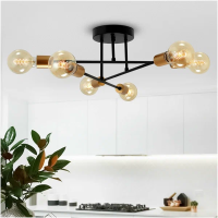 Люстра Rivoli Kerstin 5078-306 6*E27 40Вт лофт-кантри