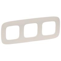 Легранд 754313 Рамка 3-пост Сл.кость
