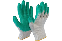 Перчатки трикотажные с рифленым латексом / 24-2-013