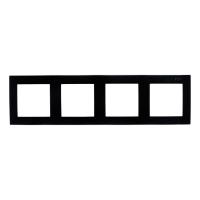 Симон 1500640-032 Рамка 4-пост. чёрная РАСПРОДАЖА