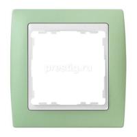 Симон 82611-65 рамка 1-пост.Зел-бел РАСПРОДАЖА