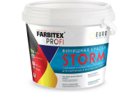 Фарбитекс / FARBITEX Профи Покрытие декор. STORM песок перл. белый, 3л