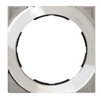 Симон 88612-33 Рамка 1-пост.Квдрат.Хром РАСПРОДАЖА