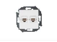 Симон 1591593-030 Розетка RJ45 Белая
