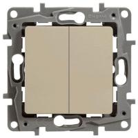 Легранд 672312 Переключатель 2-кл. Сл.кость