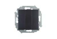 Симон 1591391-038 Выключатель 3-кл. графит РАСПРОДАЖА