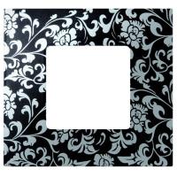 Симон 2700617-804 Рамка-декор 1-пост. Черная Ретро РАСПРОДАЖА