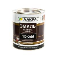 Эмаль ПФ-266 1кг желт-коричн.ЛАКРА