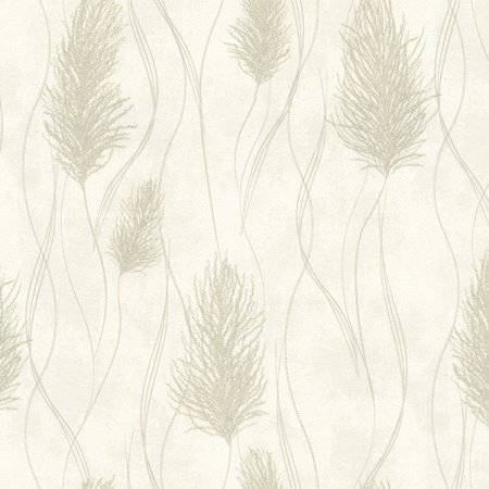 3205-3А Обои/Solo/Orion/мотив рогоз серебр на св/ван фоне Комп.вин.на флиз.1,06*10 РАСПРОДАЖА