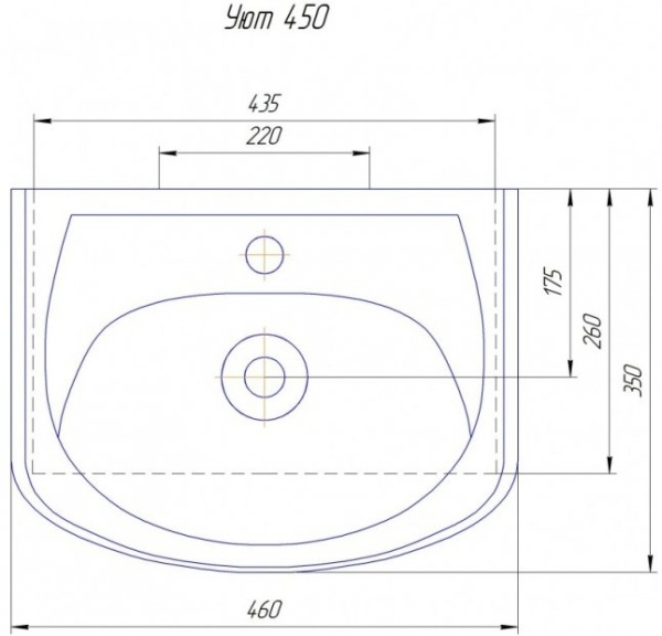 ВЕРОНА 45 (тум+ракУют45) Подвесная 700196