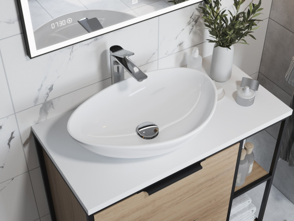 Раковина 55 см Cersanit Moduo Leaf 63571 белый