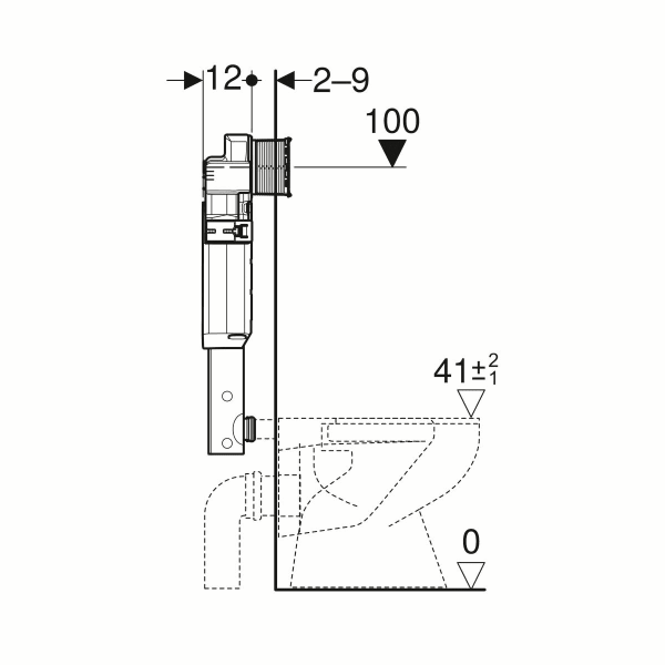 Бачок GEBERIT 109.300.00.5