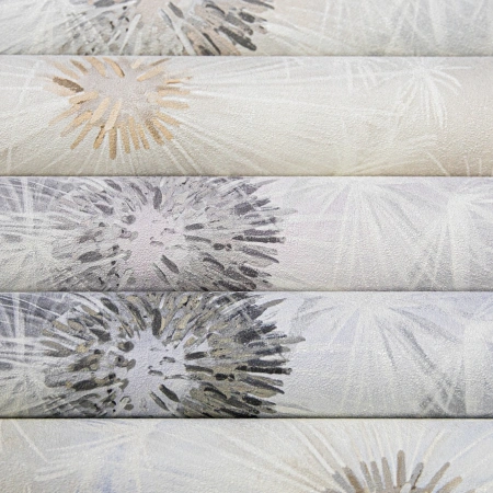 8970-11SL Обои Solo Flirt одуванчики холодный беж к SL8971-01 Комп. винил на флиз.1,06*10м